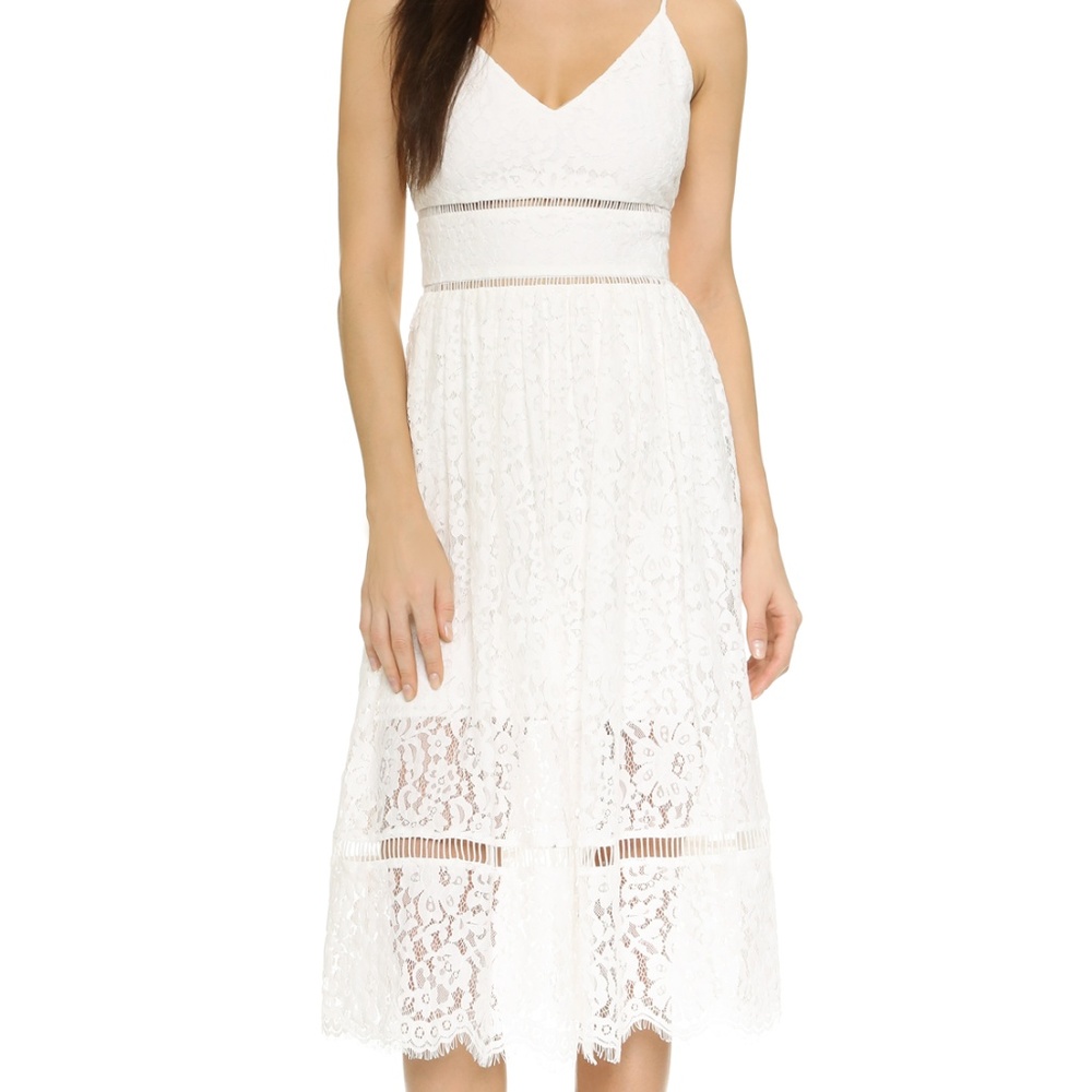 Cynthia Rowley Lace Midi Dress